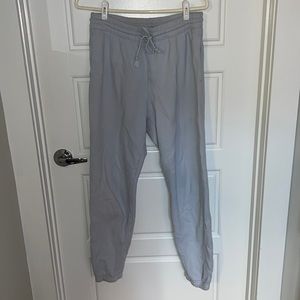 Light Blue TNA Cozy Fleece Jogger Sweatpants